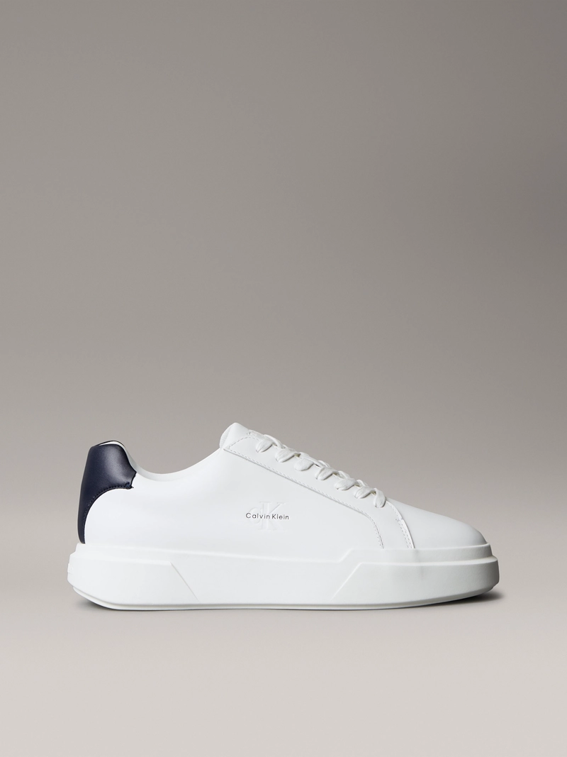 ZAPATILLAS DE CUERO CON LOGO DISTINTIVO - 5