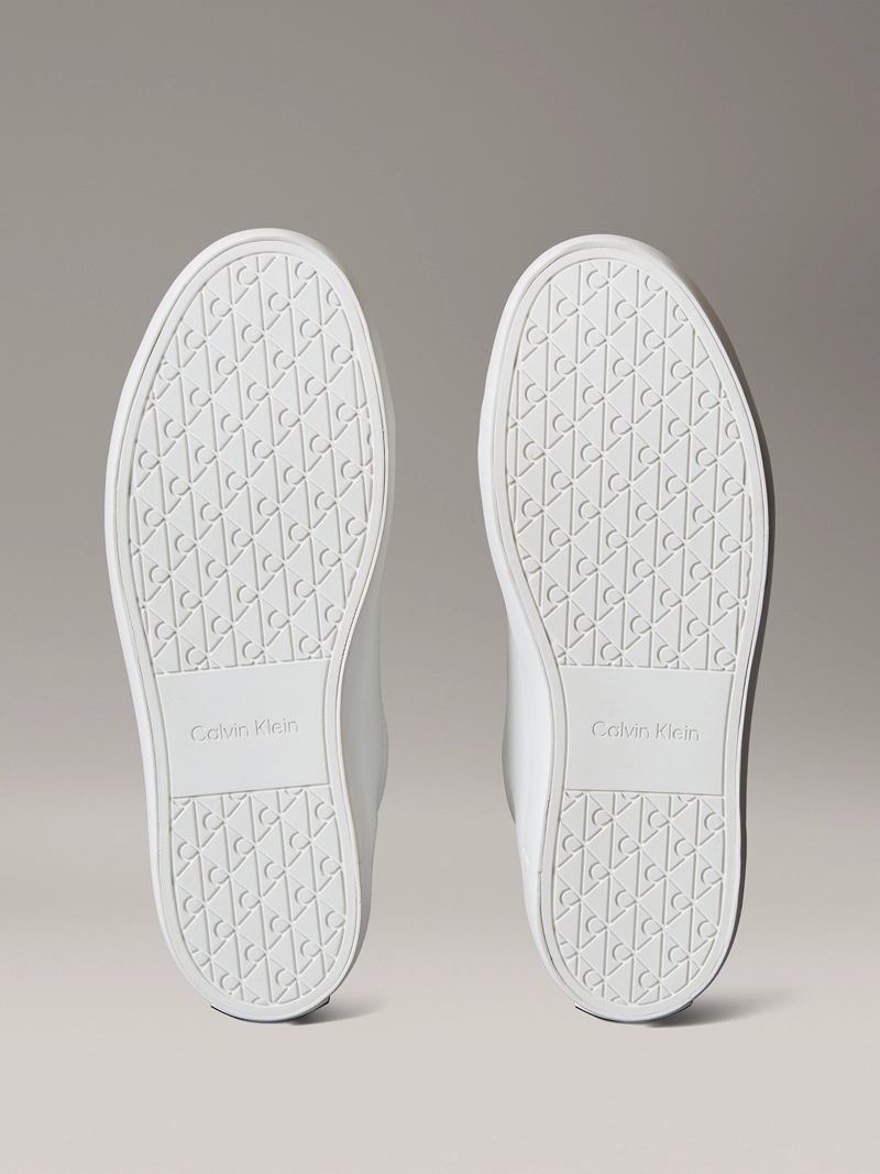 ZAPATILLAS DE CUERO CON LOGO GRABADO - 4