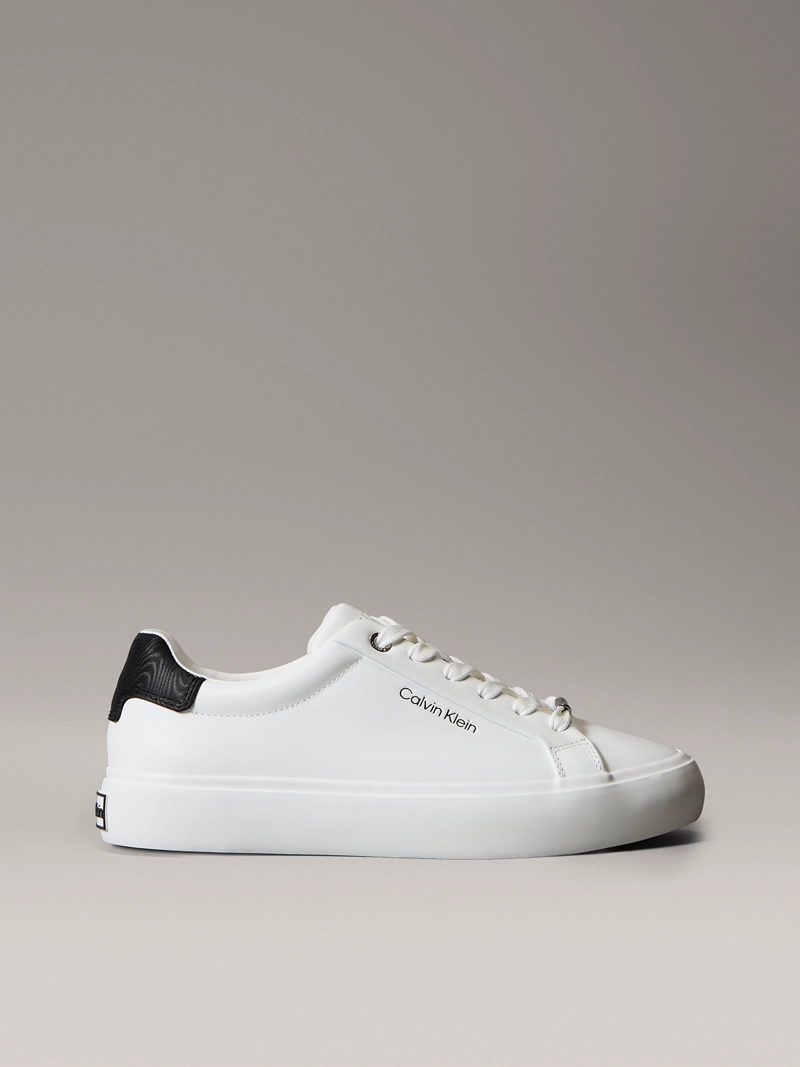 ZAPATILLAS DE CUERO CON LOGO GRABADO - 5