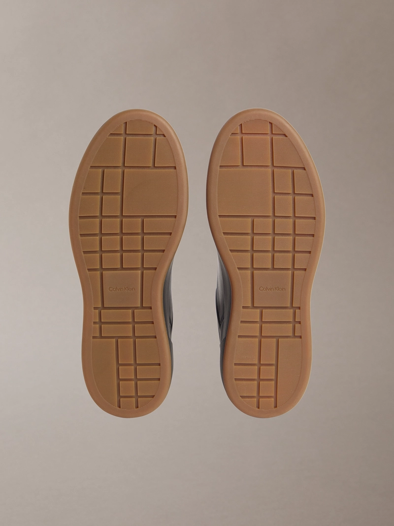 ZAPATILLAS OXFORD DE CUERO CON SUELA GRUESA - 4