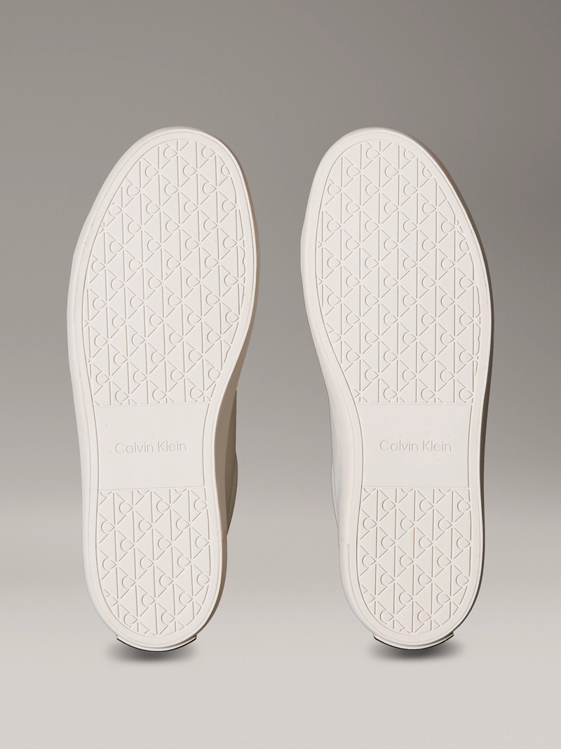 ZAPATILLAS DE CUERO CON LOGO GRABADO - 4