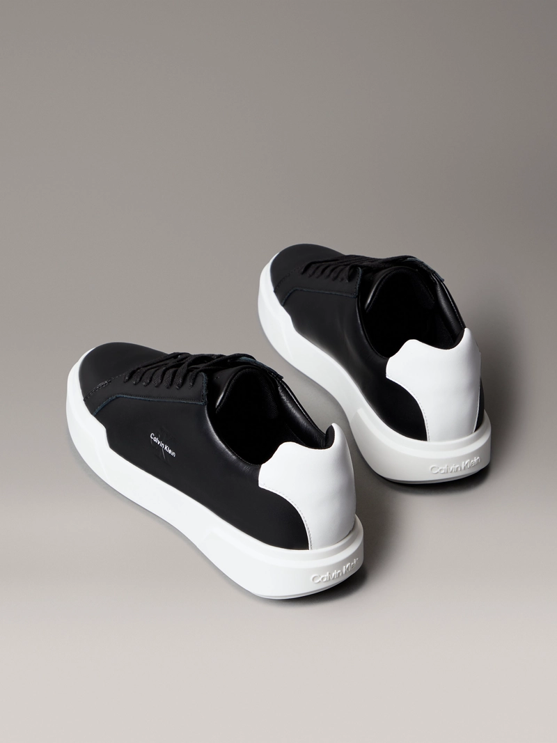 ZAPATILLAS DE CUERO CON LOGO DISTINTIVO - 2