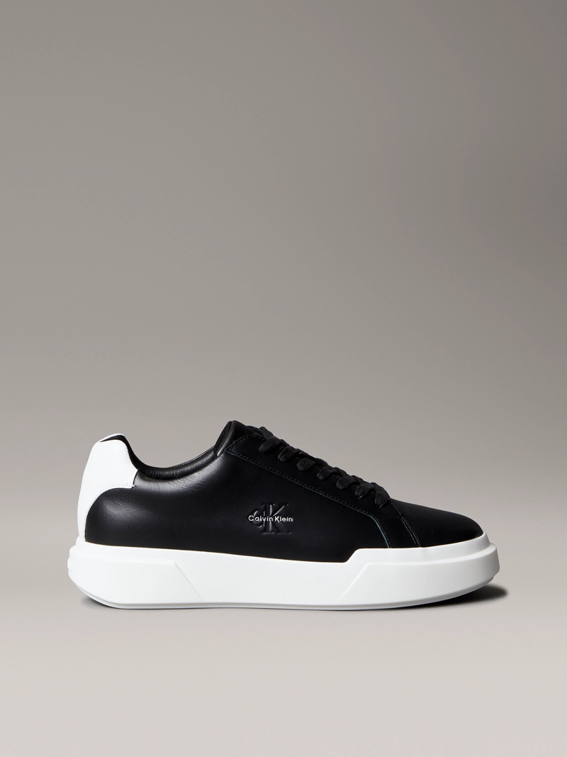 ZAPATILLAS DE CUERO CON LOGO DISTINTIVO - 5