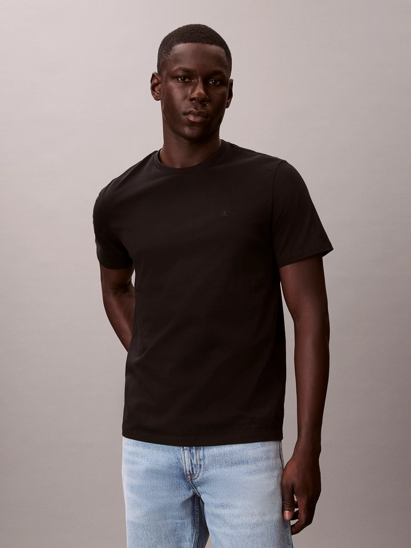 POLERA CON MICRO MONOGRAMA BORDADO - 1