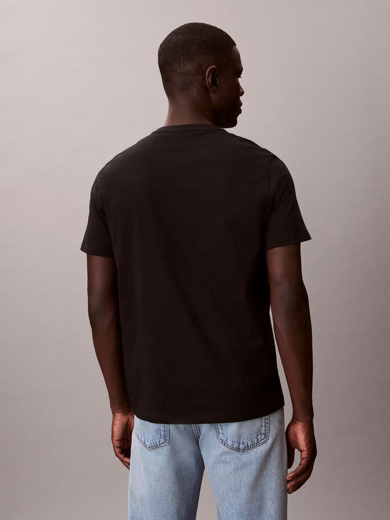 POLERA CON MICRO MONOGRAMA BORDADO - 3