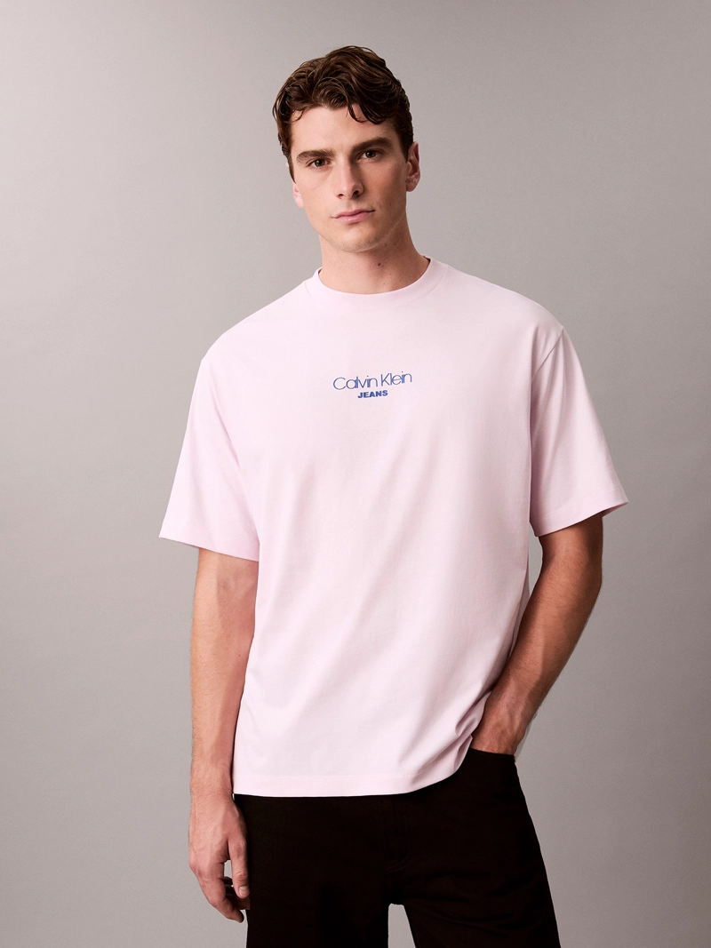 POLERA RELAXED CON LOGOTIPO EN RELIEVE - 1