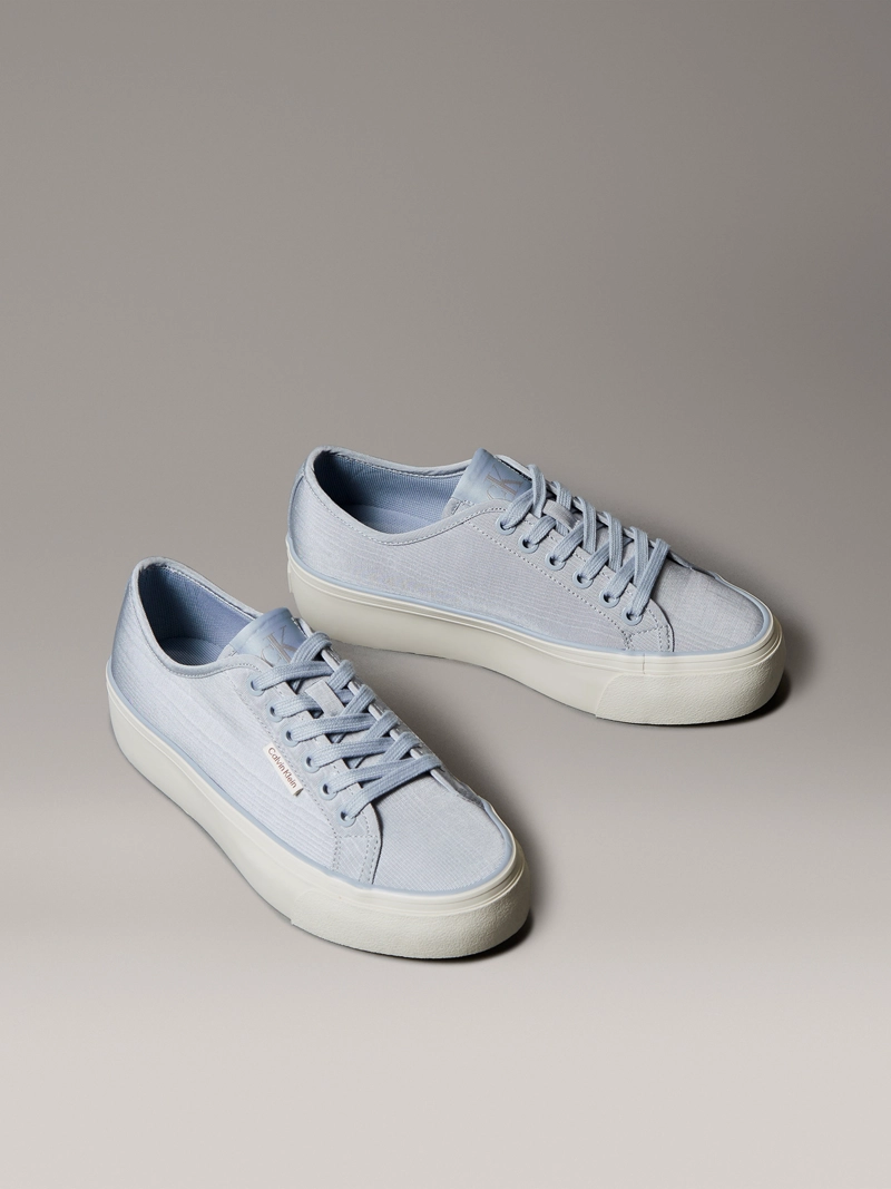 ZAPATILLAS MOIRE CON PLATAFORMA - 1