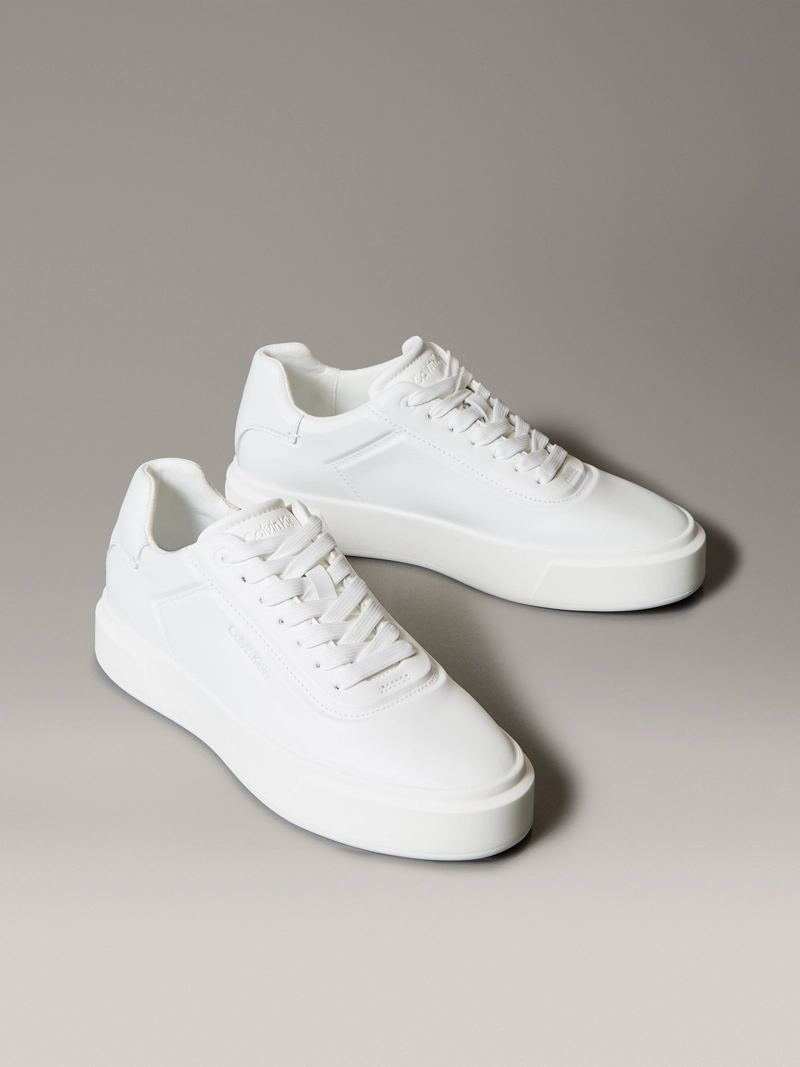 ZAPATILLAS OXFORD DE CUERO CON SUELA GRUESA - 1