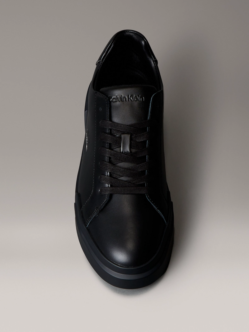 ZAPATILLAS DE CUERO CON LOGO DISTINTIVO - 3