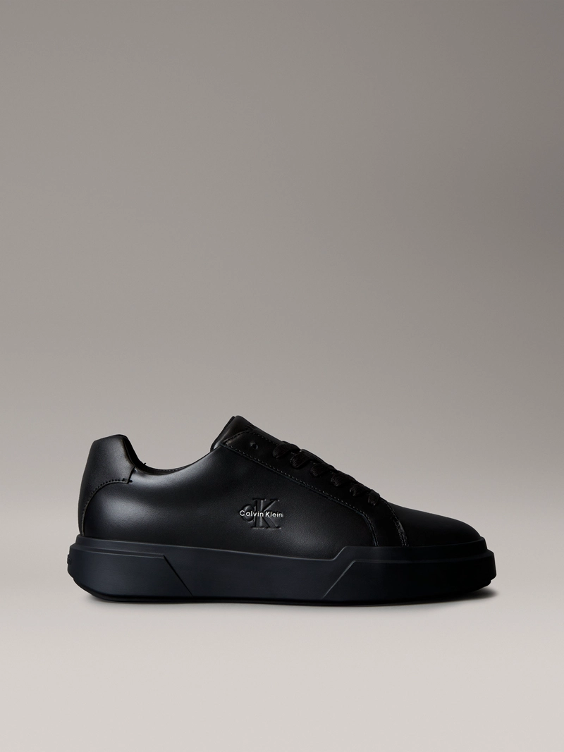 ZAPATILLAS DE CUERO CON LOGO DISTINTIVO - 5