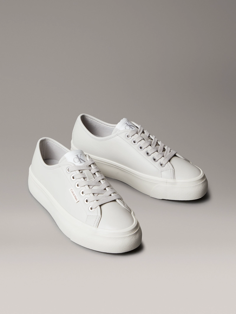 ZAPATILLAS DE CUERO CON PLATAFORMA - 1