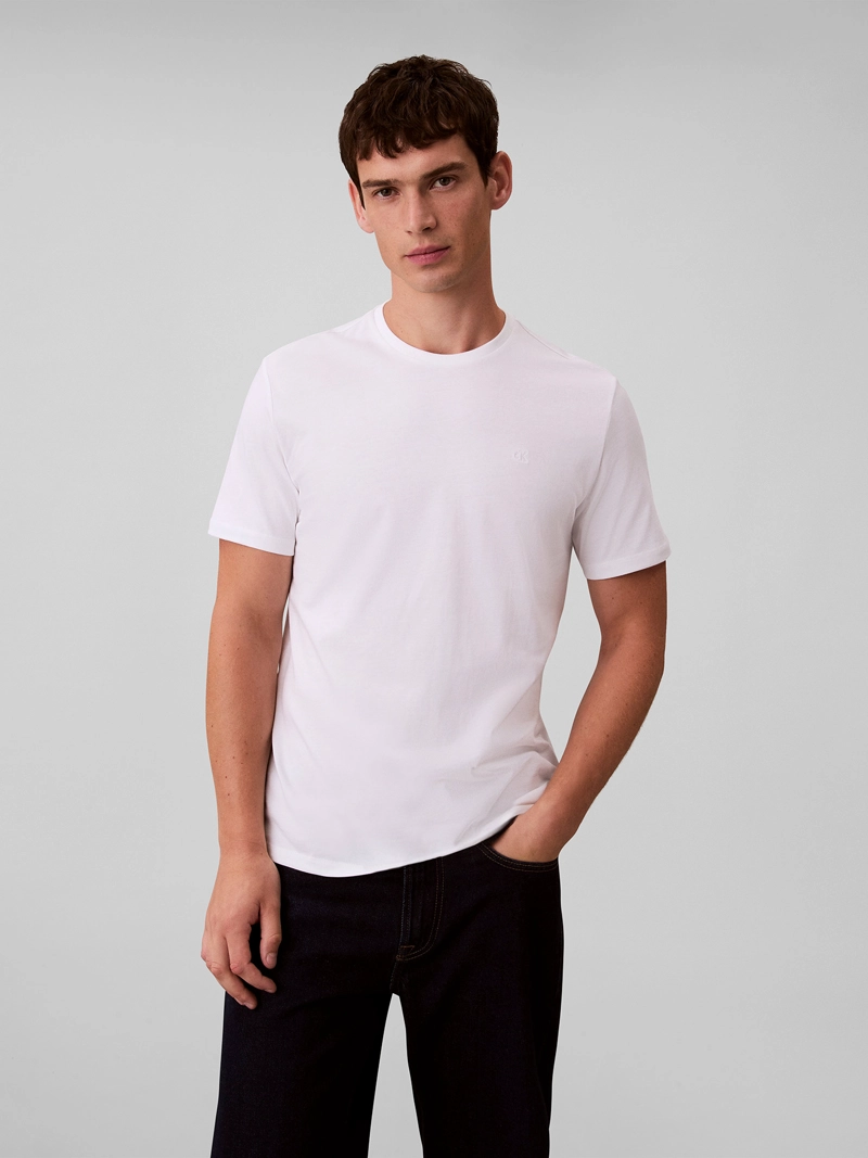 POLERA CON MICRO MONOGRAMA BORDADO - 1