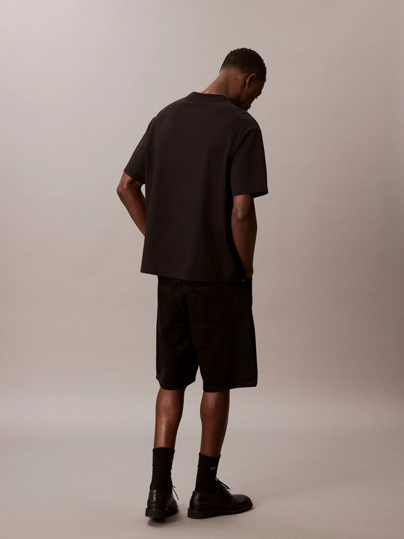 POLERA RELAXED CON LOGOTIPO EN RELIEVE - 3