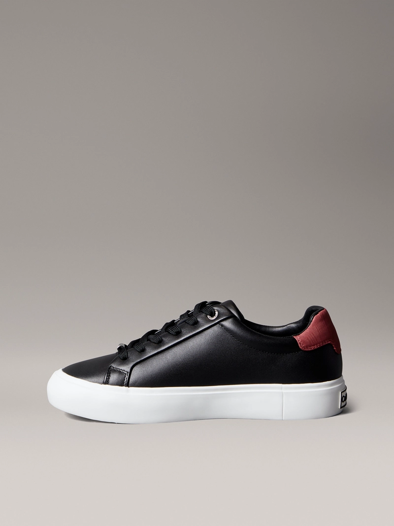 ZAPATILLAS DE CUERO CON LOGO GRABADO - 6