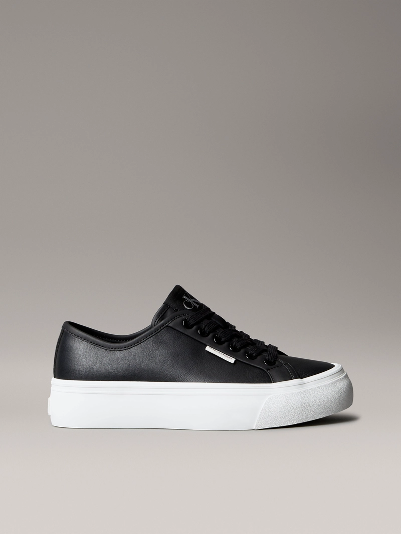 ZAPATILLAS DE CUERO CON PLATAFORMA - 5