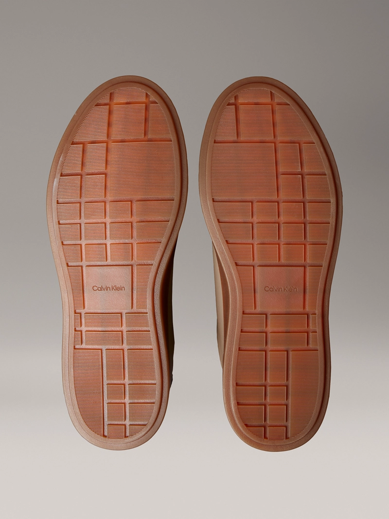 ZAPATILLAS DE CUERO CON LOGO - 4