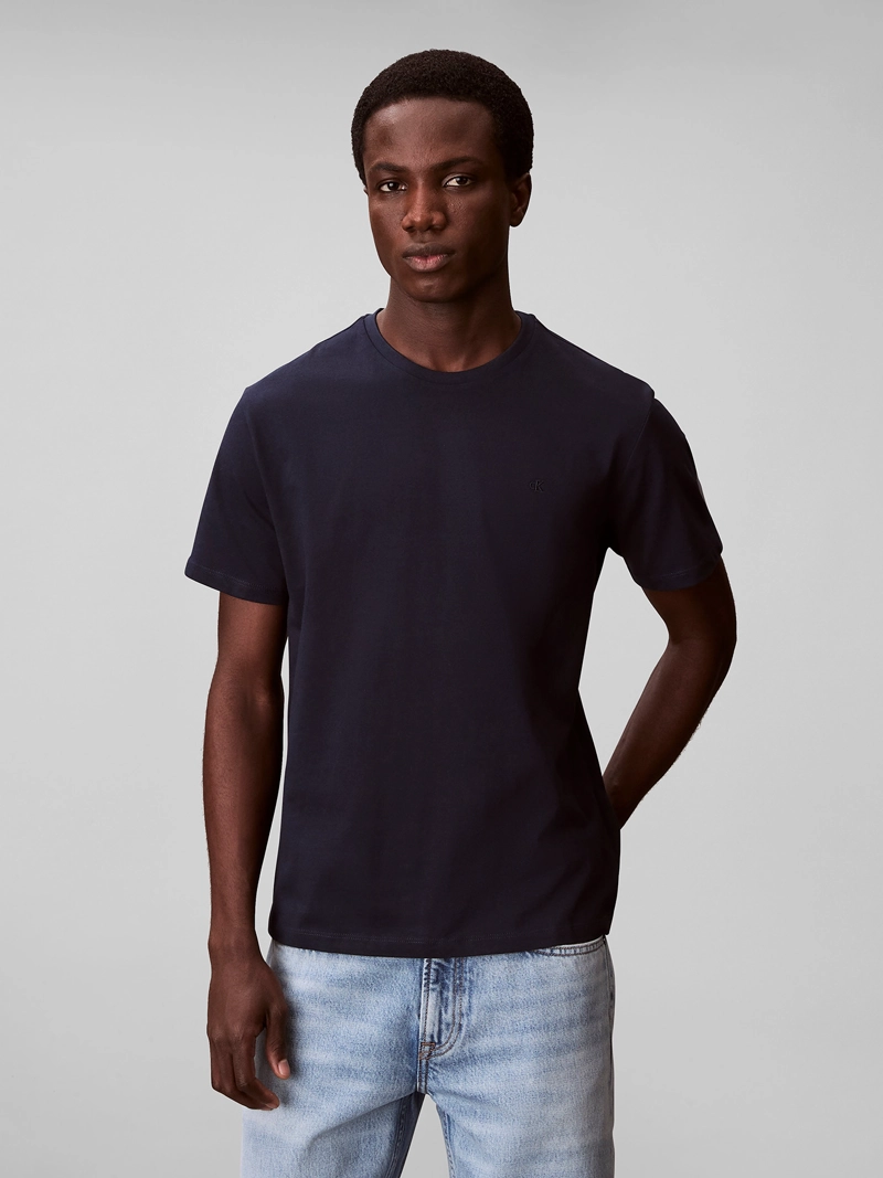 POLERA CON MICRO MONOGRAMA BORDADO - 1