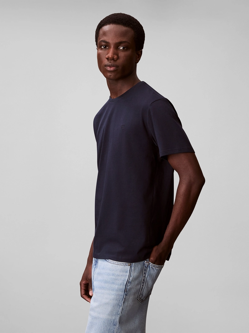 POLERA CON MICRO MONOGRAMA BORDADO - 4