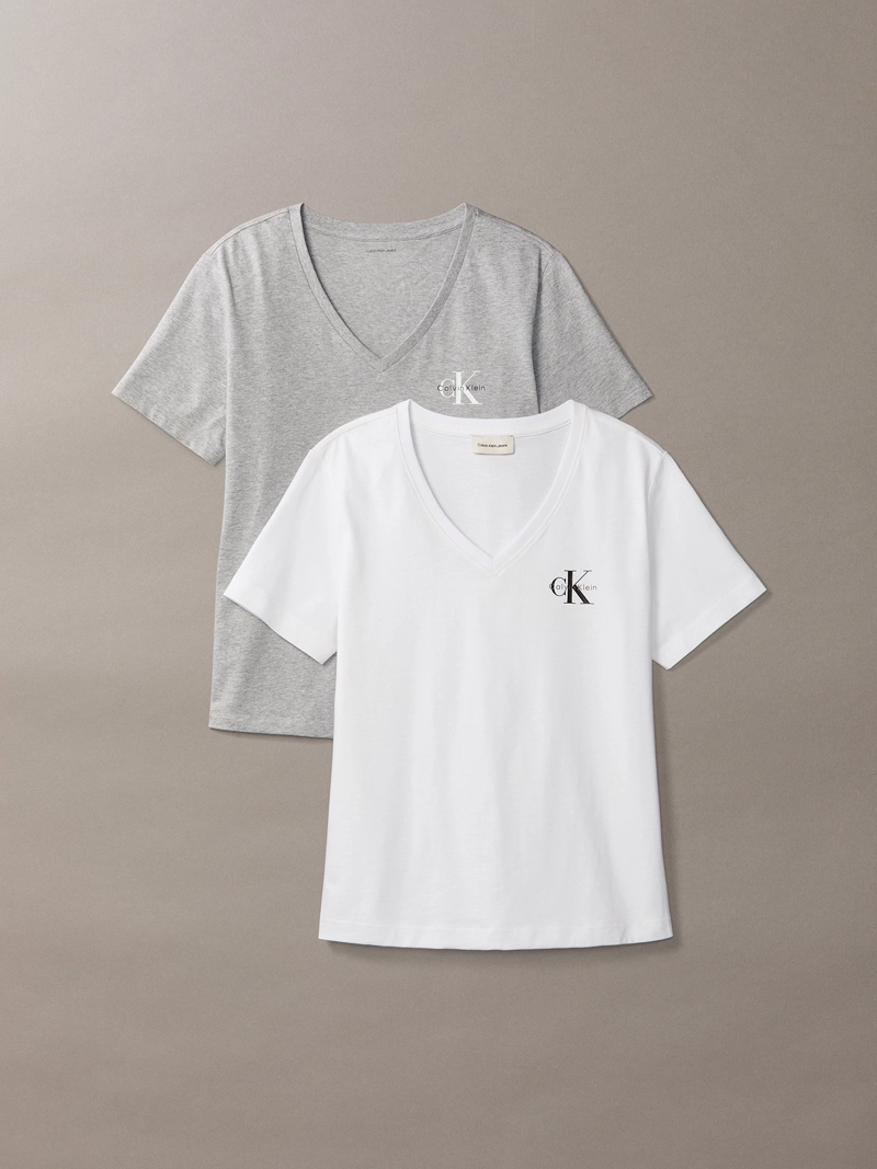 PACK DE 2 POLERAS CON CUELLO EN V - 1