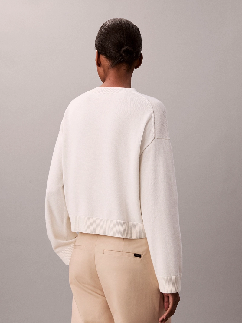 SWEATER DE TEJIDO SUAVE CON LOGO ESTAMPADO - 3