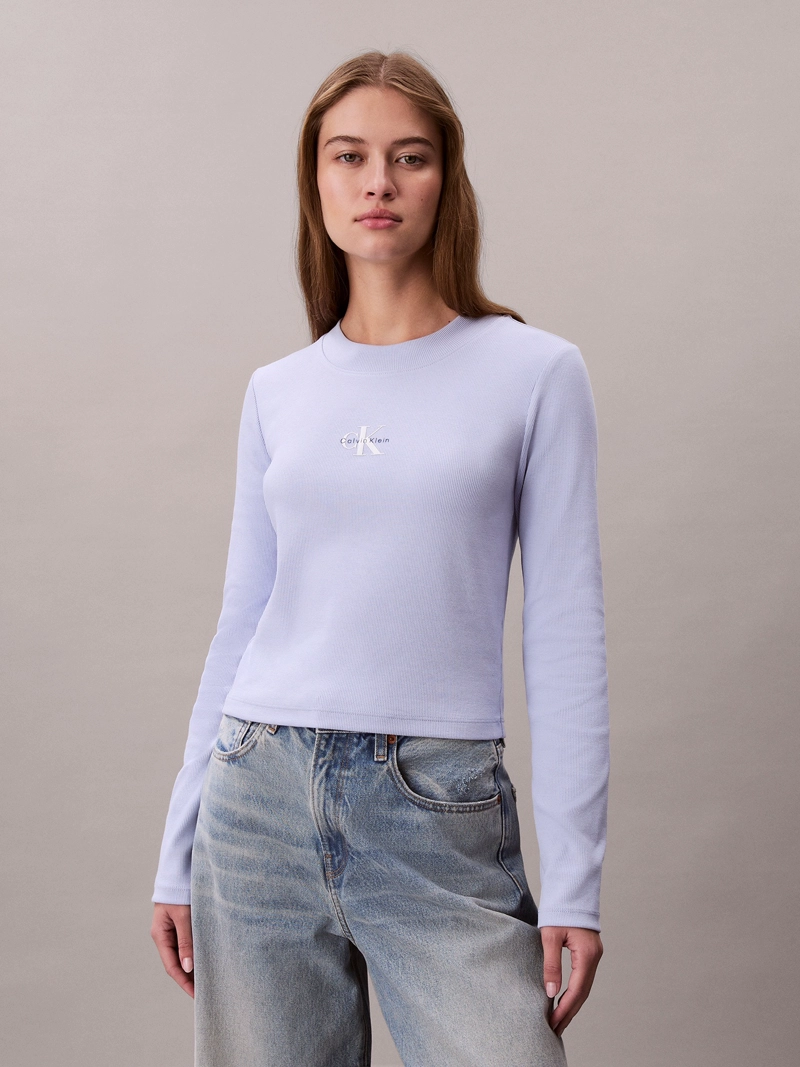 POLERA MANGA LARGA BABY TEE - 1