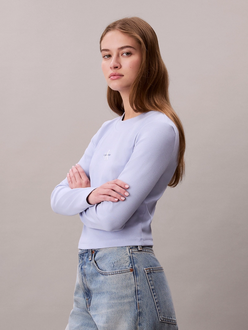 POLERA MANGA LARGA BABY TEE - 4