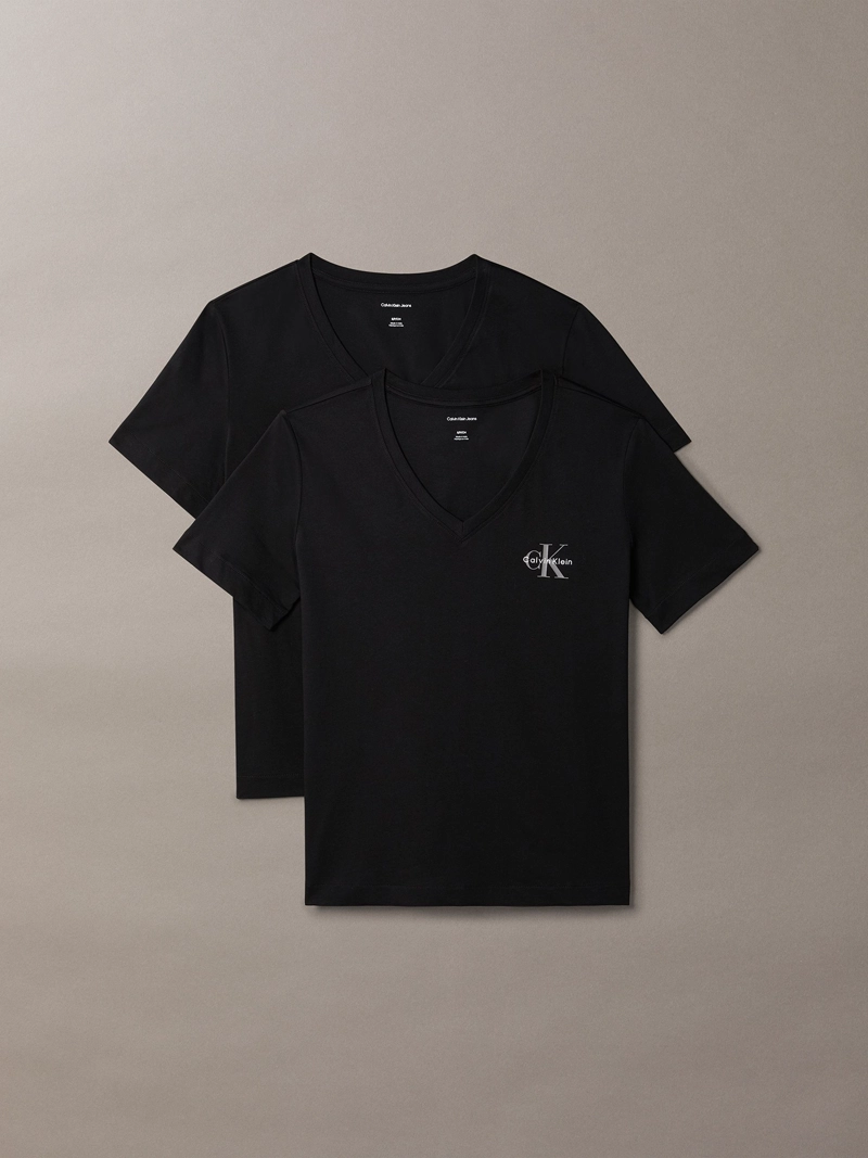 PACK DE 2 POLERAS CON CUELLO EN V - 1