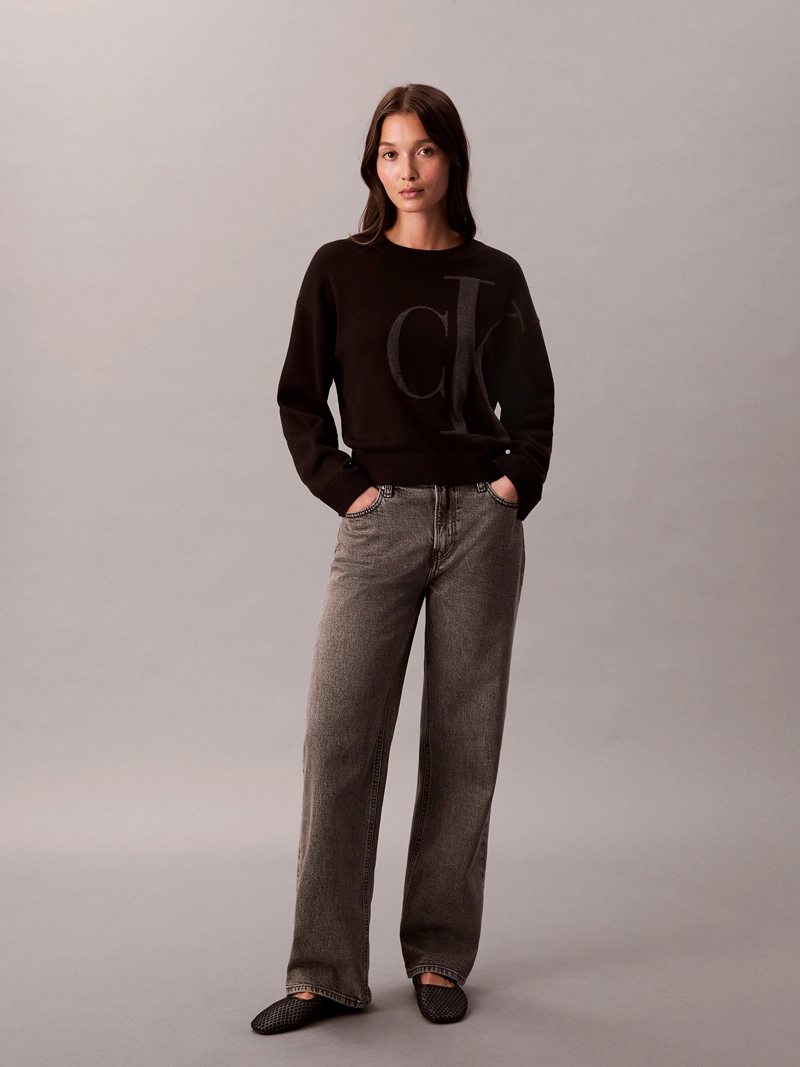 SWEATER DE TEJIDO SUAVE CON LOGO ESTAMPADO - 2