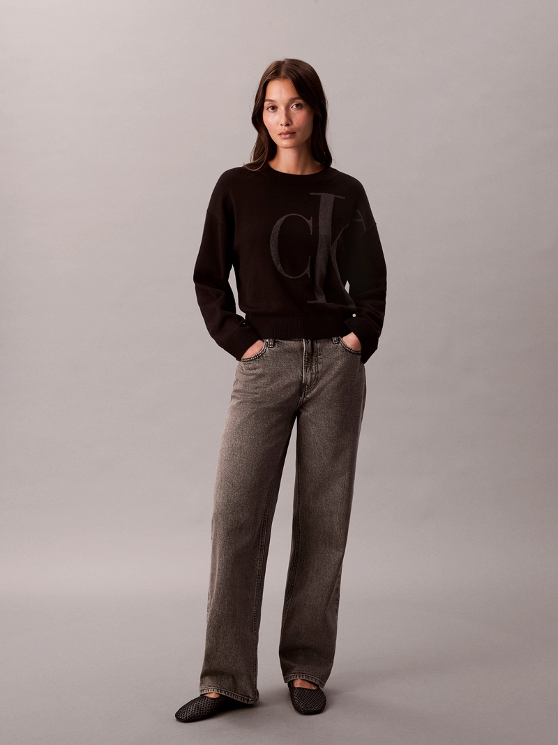SWEATER DE TEJIDO SUAVE CON LOGO ESTAMPADO - 2