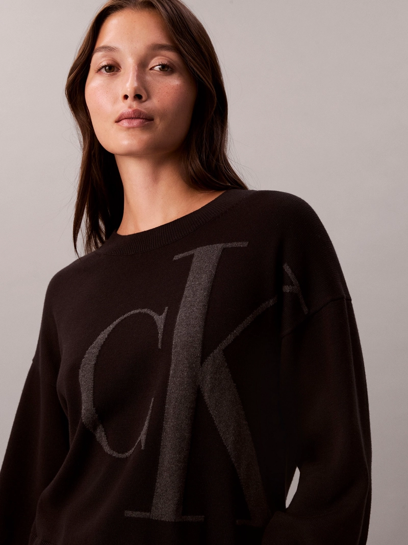 SWEATER DE TEJIDO SUAVE CON LOGO ESTAMPADO - 5