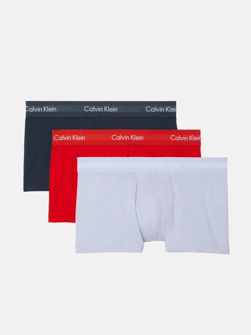 PACK DE 3 BOXERS LOW RISE TRUNK COTTON STRECH - 1
