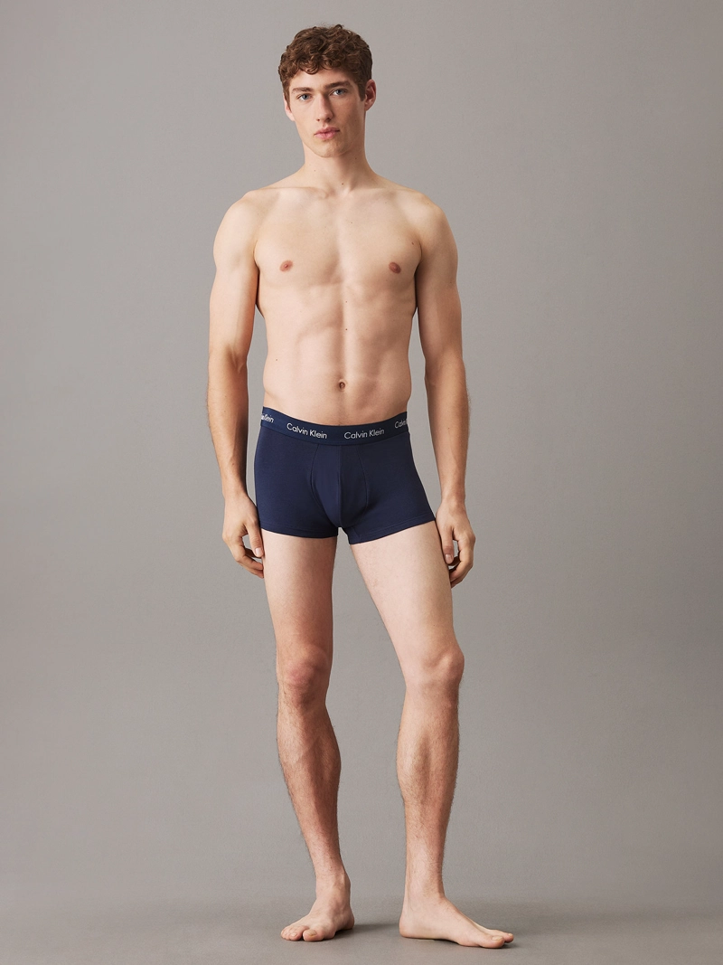 PACK DE 3 BOXERS LOW RISE TRUNK COTTON STRECH - 3