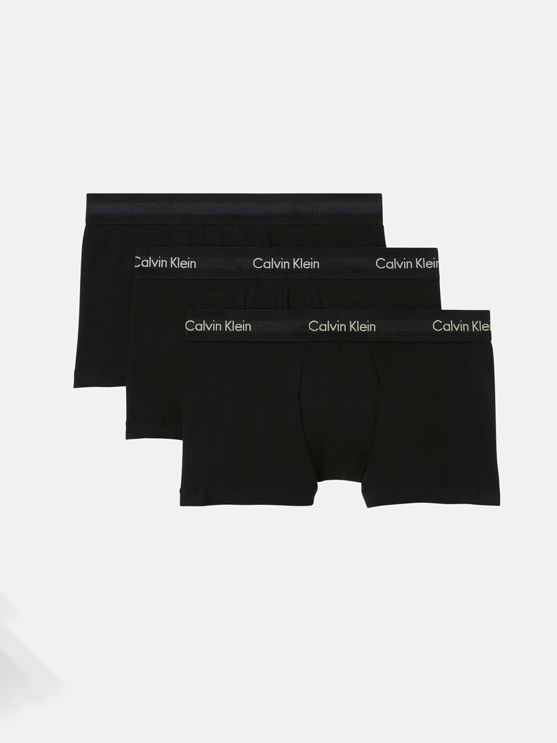 PACK DE 3 BOXERS LOW RISE TRUNK COTTON STRECH - 1