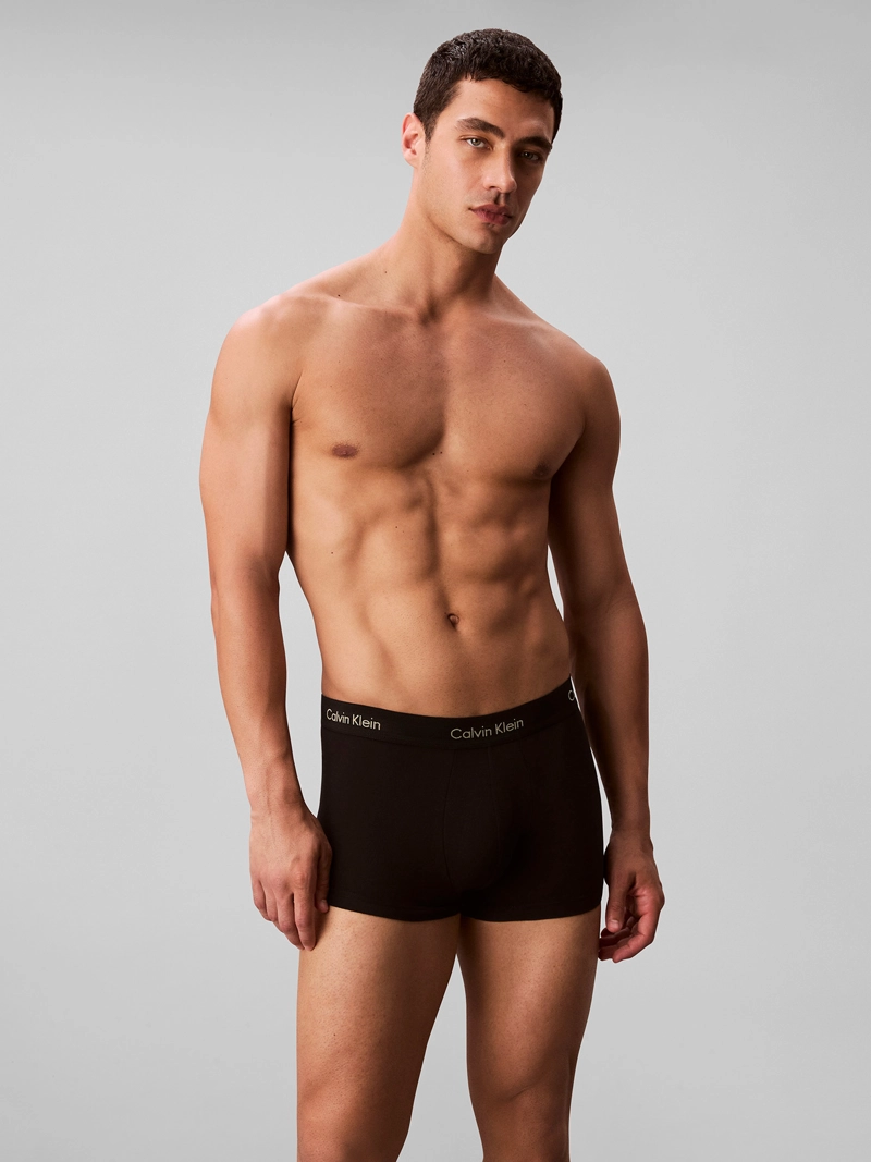 PACK DE 3 BOXERS LOW RISE TRUNK COTTON STRECH - 2