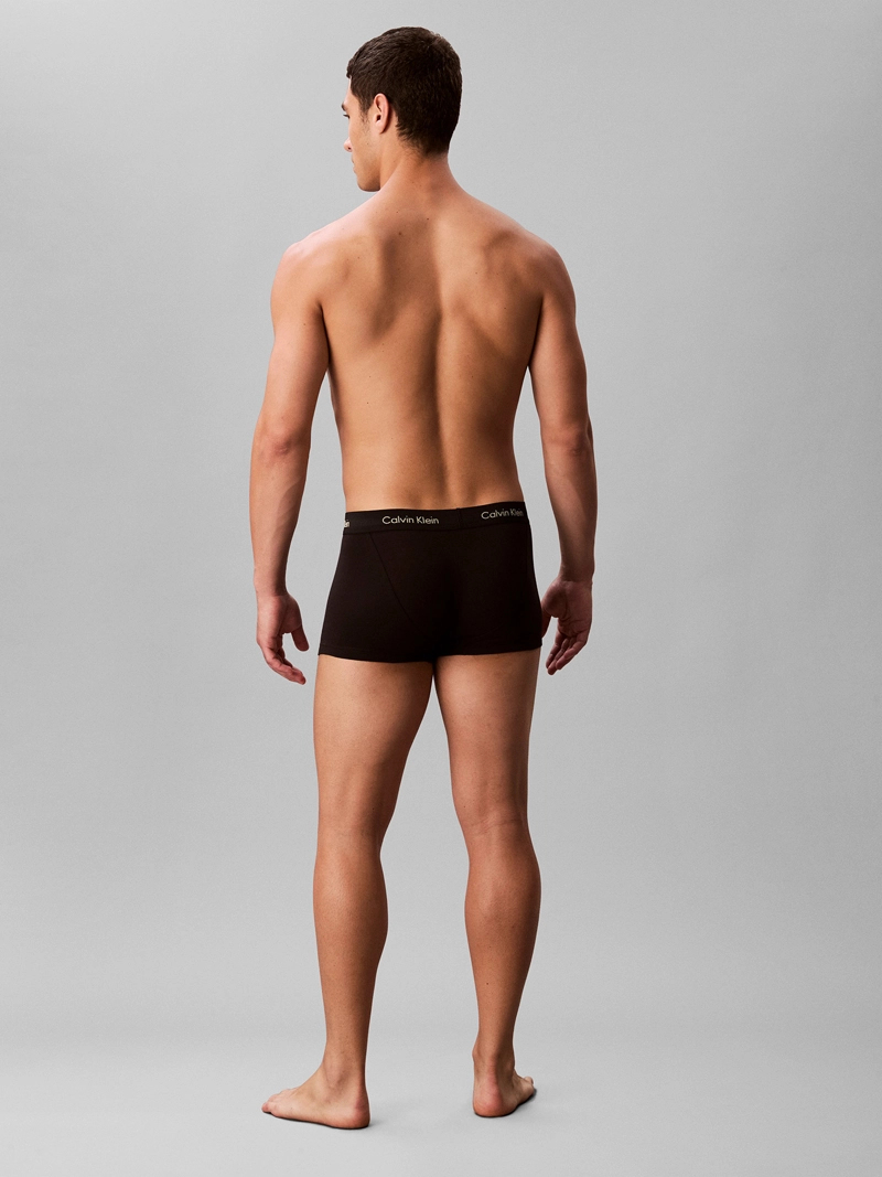 PACK DE 3 BOXERS LOW RISE TRUNK COTTON STRECH - 4