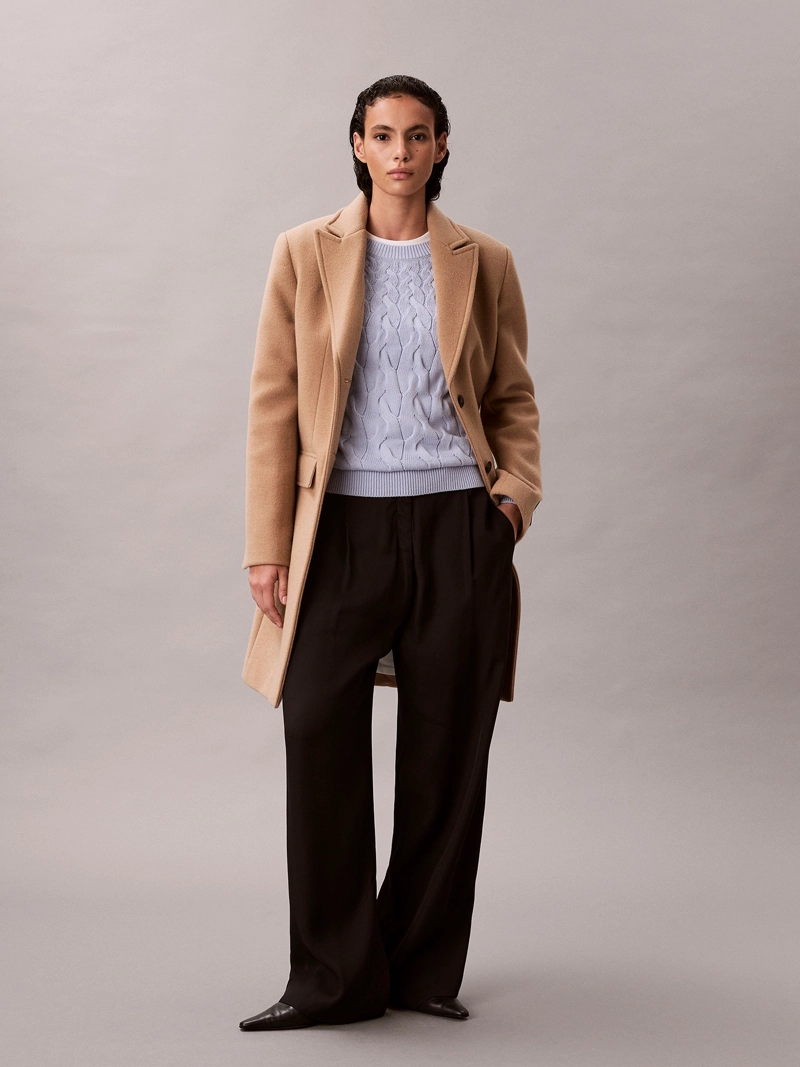 SWEATER CON TEJIDO TRENZADO DE CUELLO REDONDO - 4
