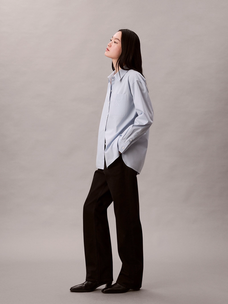 CAMISA RELAXED DE POPELINA - 4