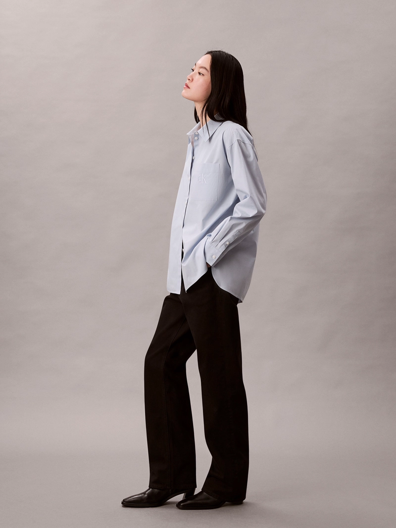 CAMISA RELAXED DE POPELINA - 4