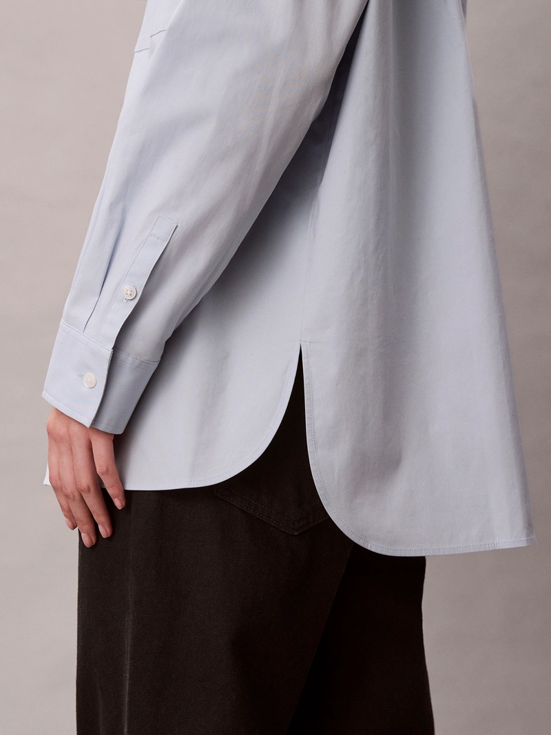 CAMISA RELAXED DE POPELINA - 5