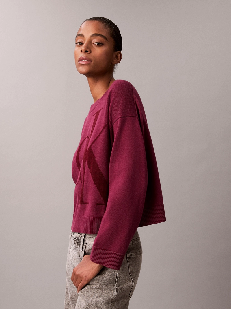 SWEATER DE TEJIDO SUAVE CON LOGO ESTAMPADO - 3