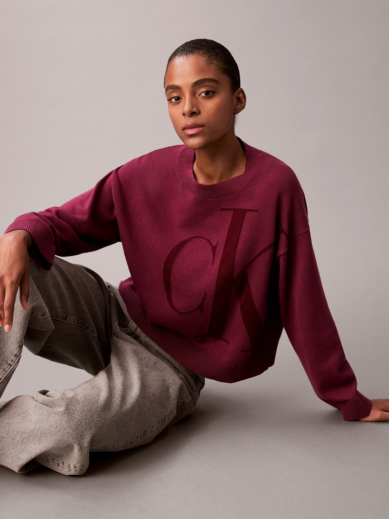 SWEATER DE TEJIDO SUAVE CON LOGO ESTAMPADO - 4