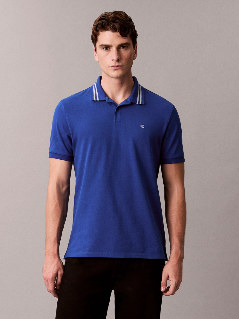 POLO CON CONTRASTE EN CUELLO - 1