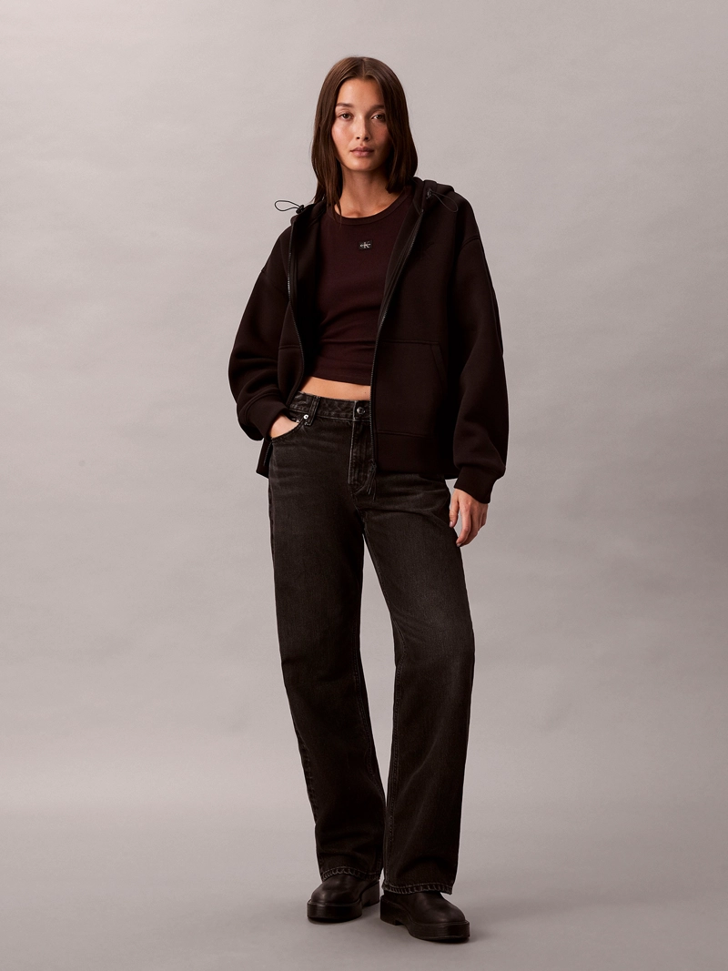 POLERON CROPPED OVERSIZED CON GORRO - 2