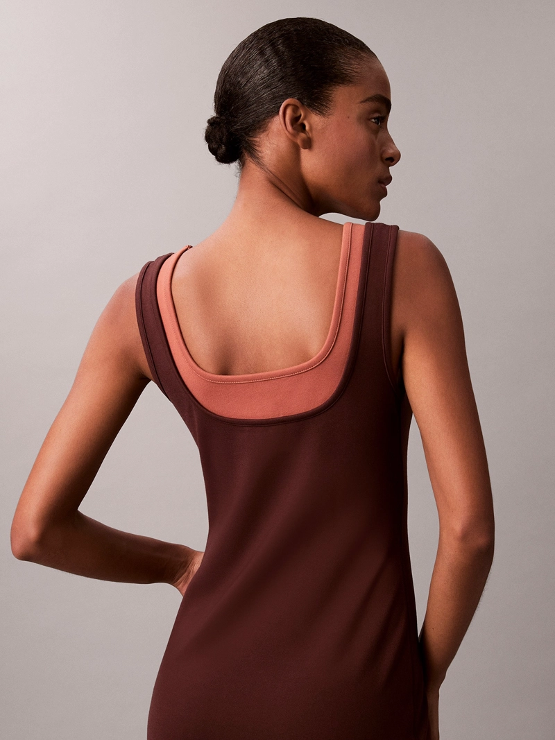 VESTIDO MIDI INTERLOCK - 3