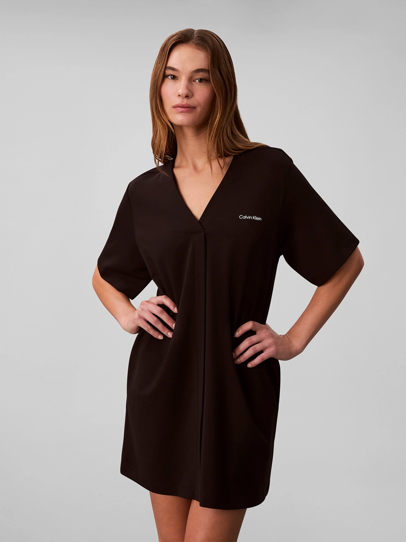 VESTIDO MINI DE PUNTO MILANO - 1