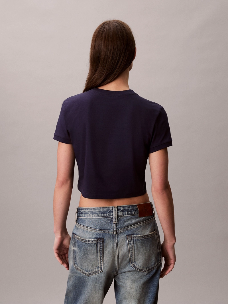 POLERA CROPPED CON LOGO - 3
