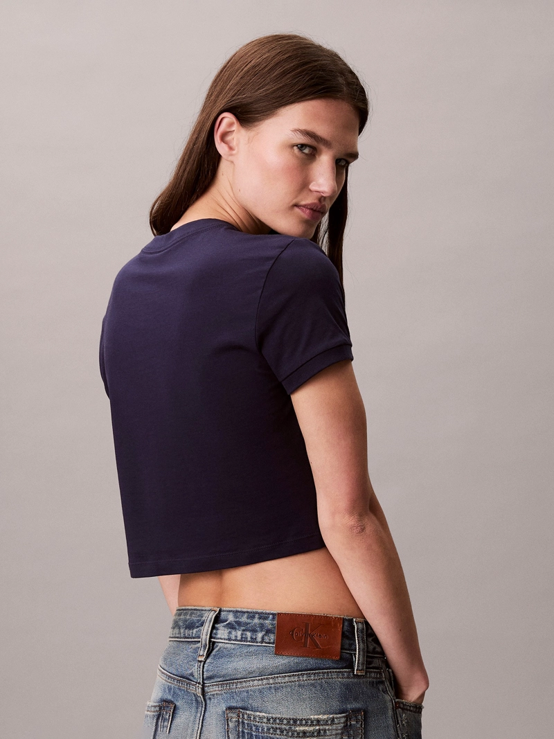 POLERA CROPPED CON LOGO - 5
