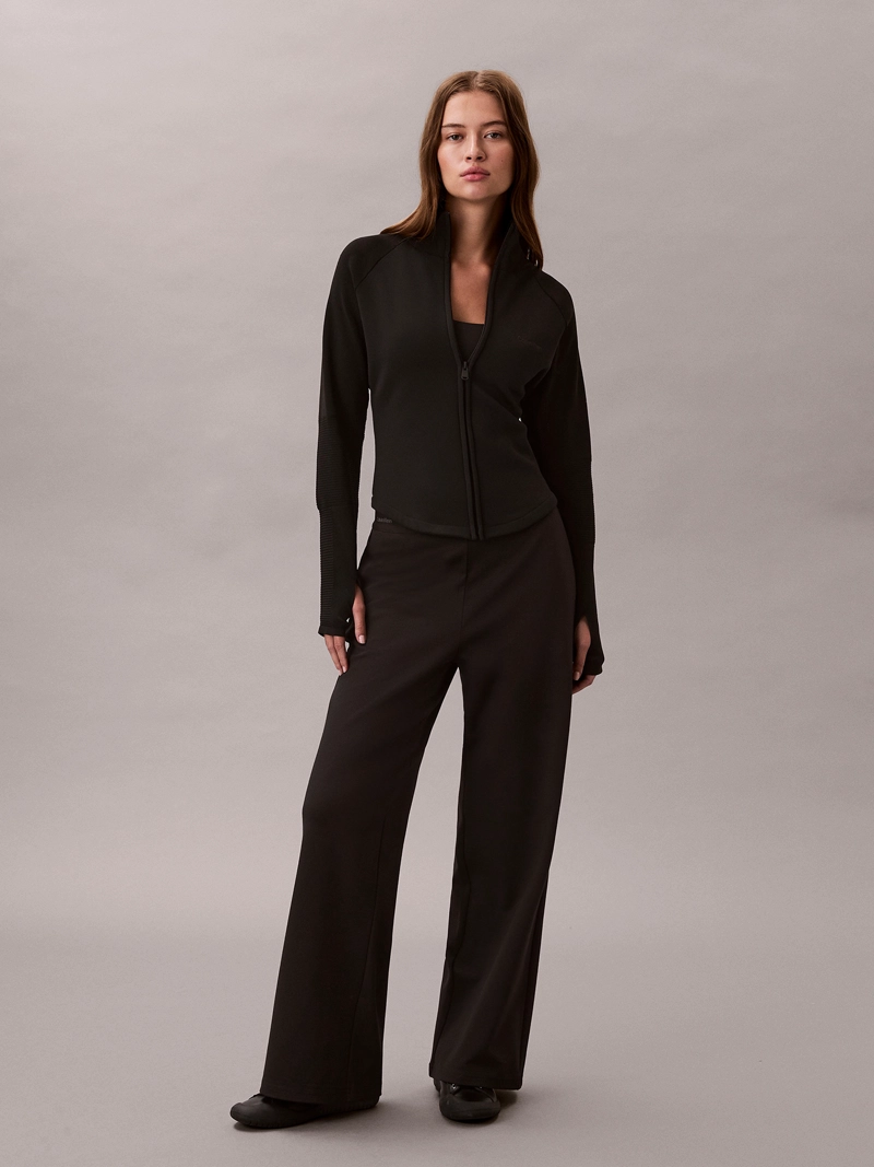 PANTALON DE PUNTO PONTE CON LOGO - 1