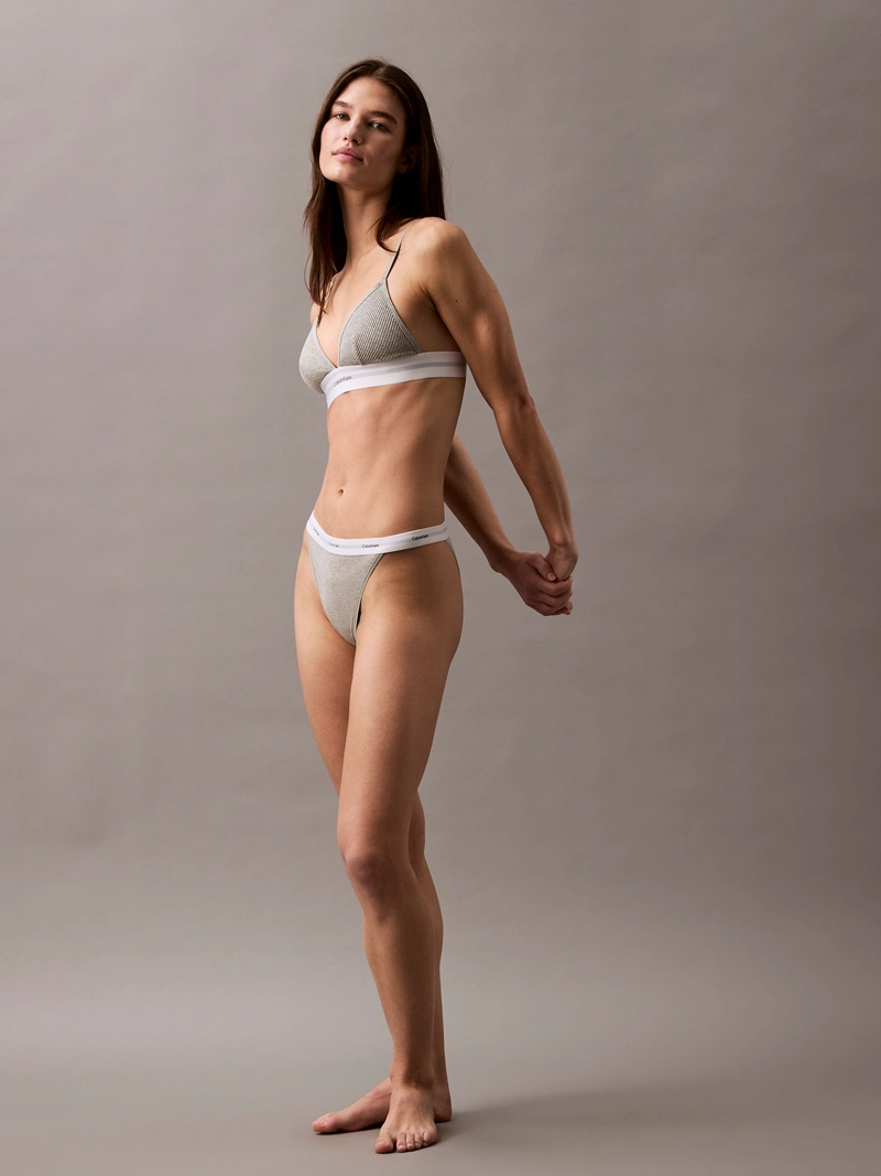 BRALETTE COTTON MODAL STRETCH RIB - 2