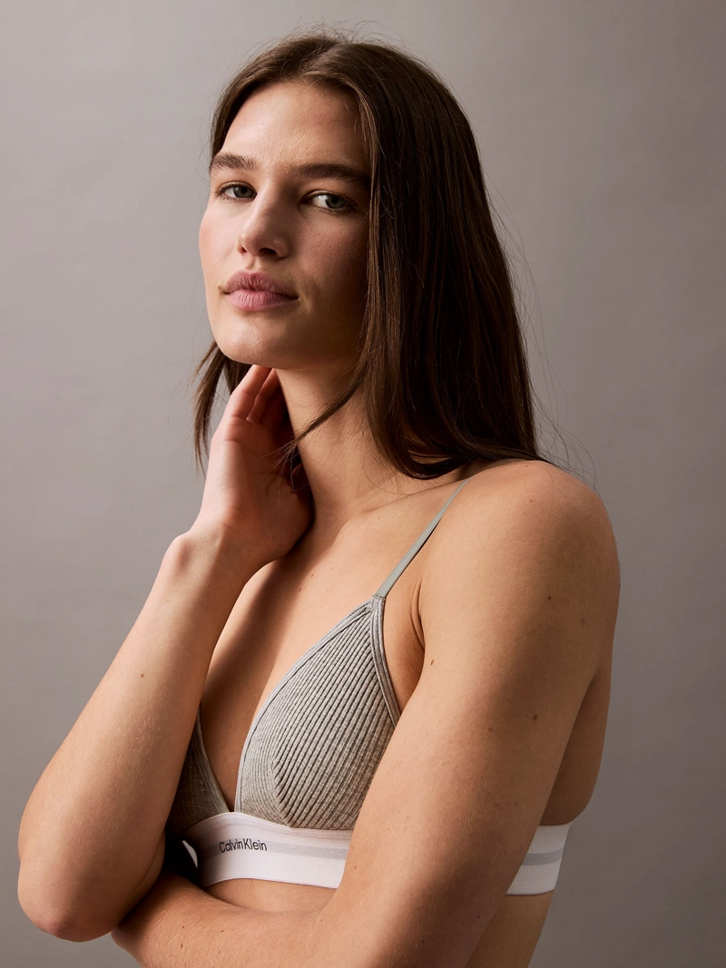 BRALETTE COTTON MODAL STRETCH RIB - 4